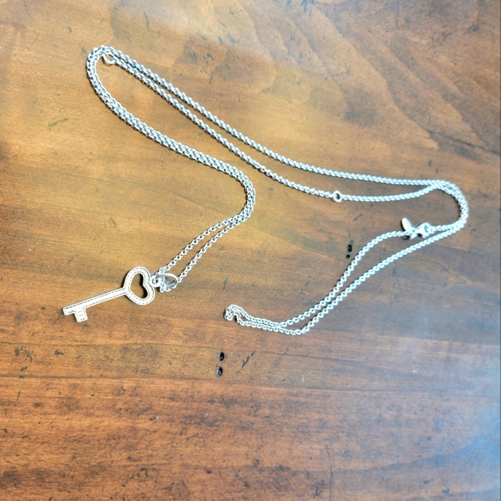 Pandora heart key necklace